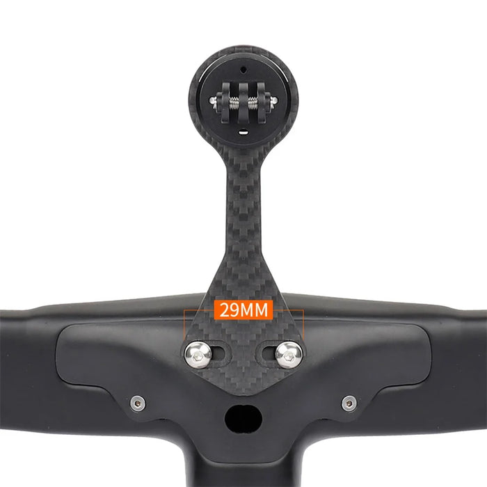 GUB 698 Carbon Fiber + PC Bike Computer Mount for Garmin / CATEYE / XOSS / iGPS / Bryton / Wahoo Integrated Bike Handlebar Computer Holder - 5