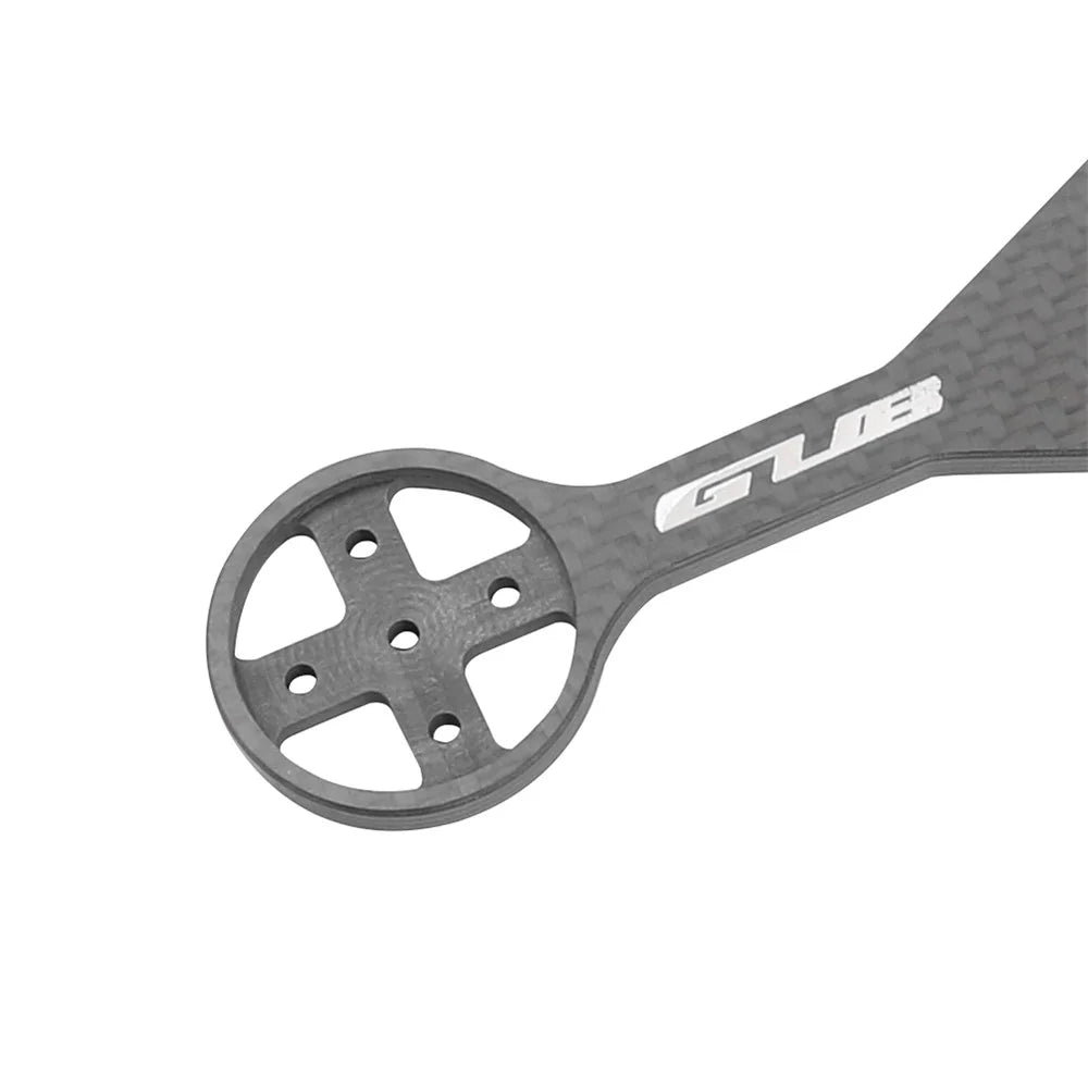 GUB 698 Carbon Fiber + PC Bike Computer Mount for Garmin / CATEYE / XOSS / iGPS / Bryton / Wahoo Integrated Bike Handlebar Computer Holder - 7
