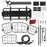 WEST BIKING YP0712037 Aluminum Alloy Bike Rear Basket 20L Storage Rack Container with Hole for Airtag - 2