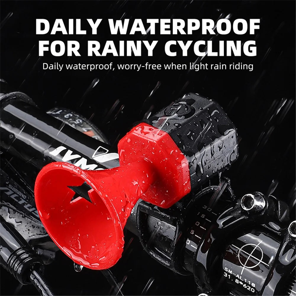 WEST BIKING YP0701376 Electric Bicycle Horn USB Rechargeable 90dB Warning Sound Bike Bell - 7