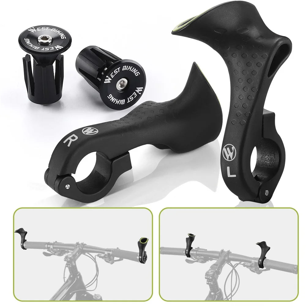 WEST BIKING YP1602969B Lightweight Bicycle Mount Bar Ends Set with Bike Expansion Plug MTB Bike Accessories - 1