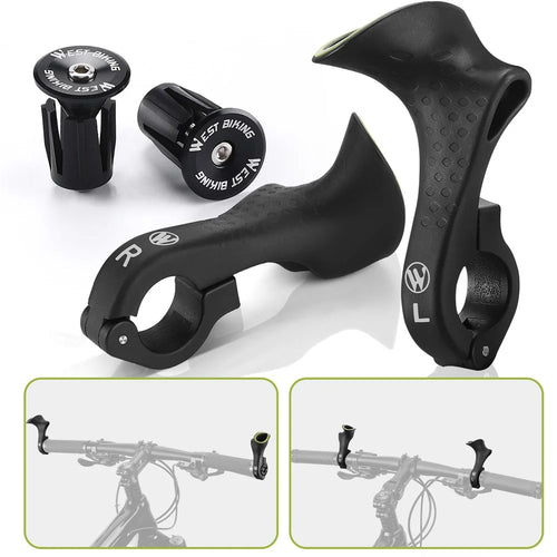 WEST BIKING YP1602969B Lightweight Bicycle Mount Bar Ends Set with Bike Expansion Plug MTB Bike Accessories - 1