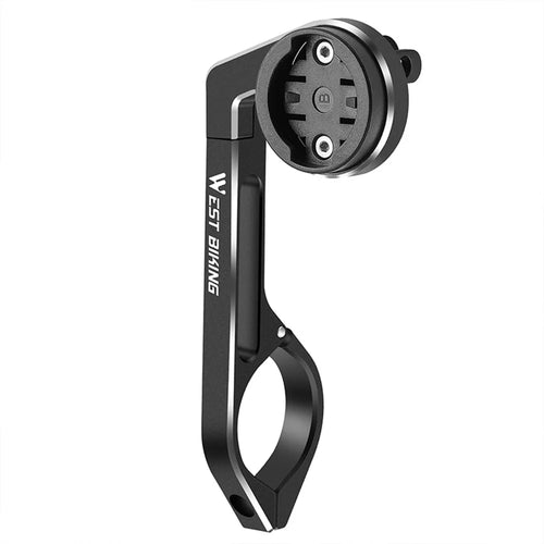 WEST BIKING YP0719358 Bicycle Computer Mount Holder Aluminum Alloy Bike Handlebar Computer Bracket - Black - 1
