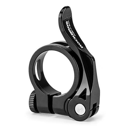 ROCKBROS Bike Seat Post Clamp 31.8mm Aluminum Alloy Clamp Tube Clip for MTB Bike Road Bike - Quick Release Type - 1