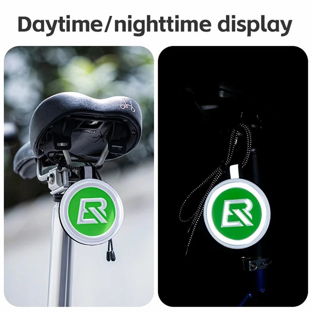 ROCKBROS E003 Cycling Reflective Sticker Night Visibility Safety Cycling Logo EVA Round Reflective Markers - 3