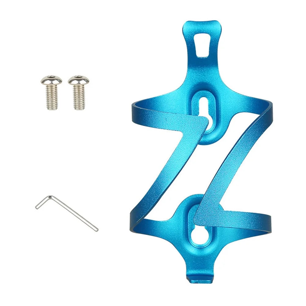 JUNSUNMAY BH002 Aluminum Alloy Bicycle Water Bottle Cage MTB Bike Cycling Bottle Holder - Blue - 1