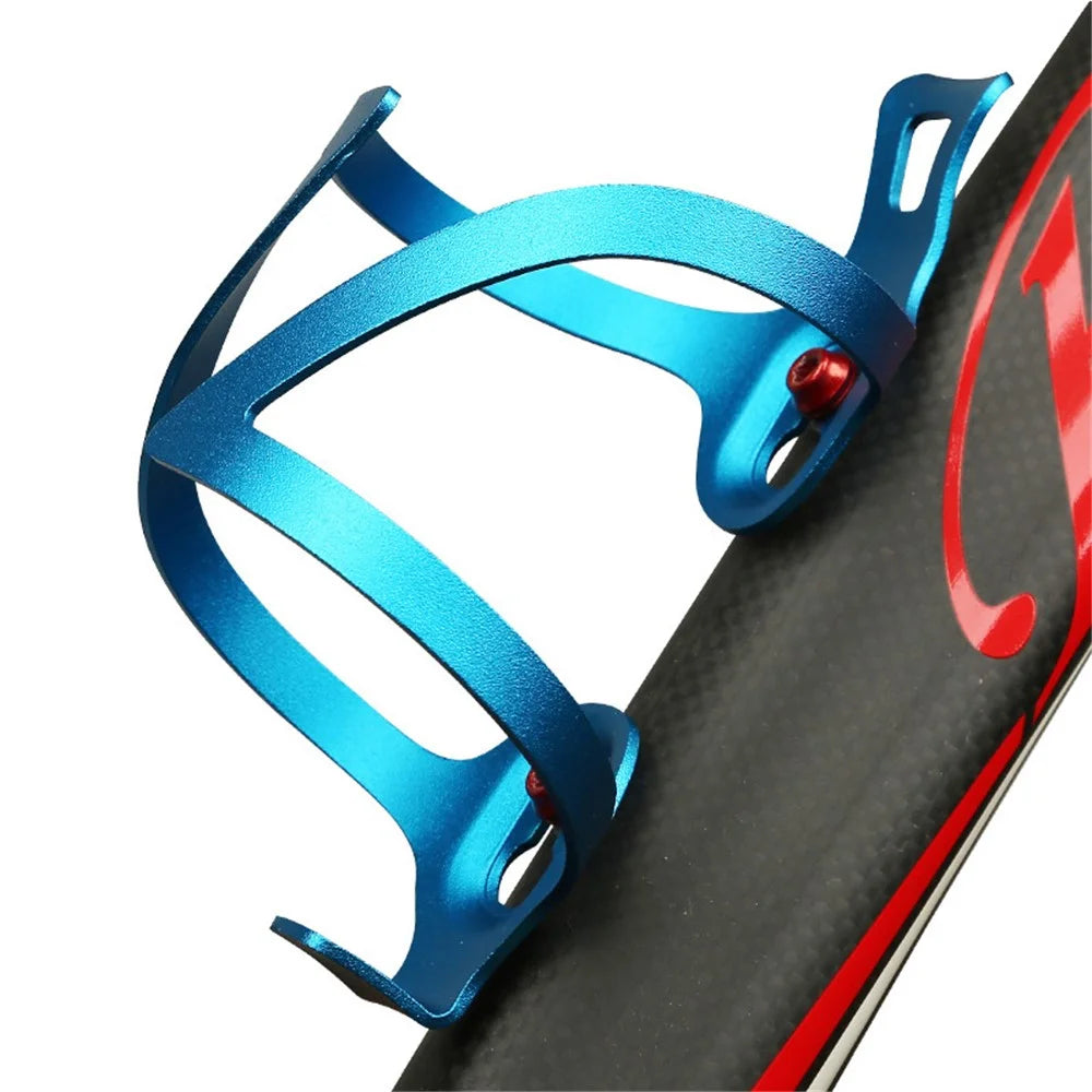 JUNSUNMAY BH002 Aluminum Alloy Bicycle Water Bottle Cage MTB Bike Cycling Bottle Holder - Blue - 5