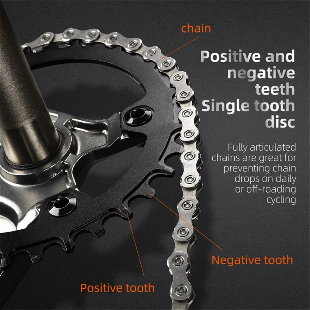 WEST BIKING YP0817011 MTB bike Hollow Integrated Crankset CNC Aluminum Alloy 34T Bike Crankset - 6