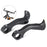 WEST BIKING YP0804073 Nylon Fiber Composite Handlebars Bicycle Vice Handle with Adjustable Angle Night Glow MTB Grips - 1
