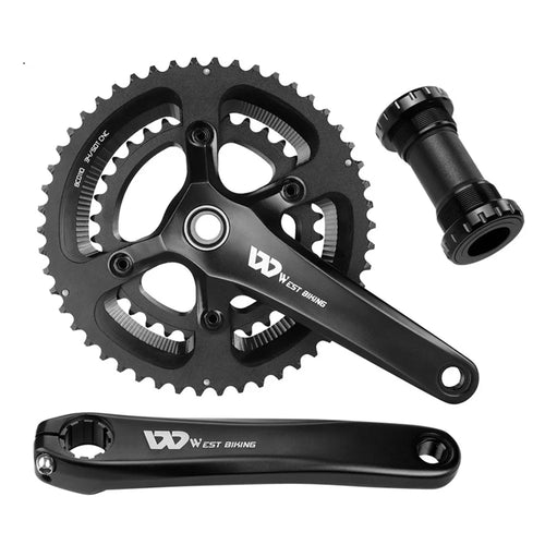 WEST BIKING YP0817010 Road Bike Hollow Integrated Crankset Bicycle Modified Parts - 1