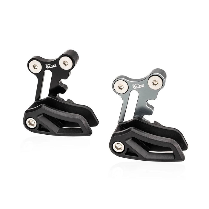 ZTTO CG25 Aluminum Alloy MTB Bicycle Chain Guide E-Type Mount Chain Protector - Titanium Grey - 6