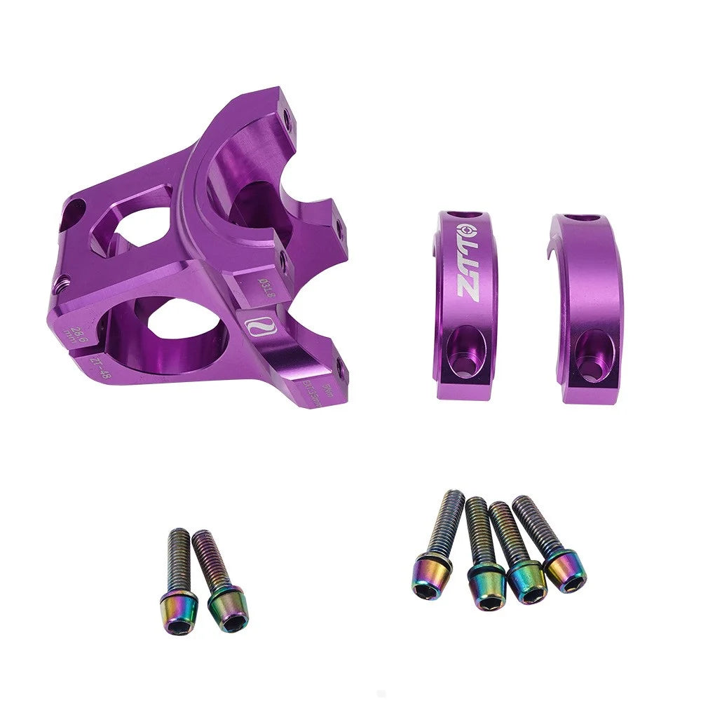 ZTTO ZT-48 Road Bike Stem 31.8x35mm Aluminum Alloy Bicycle Handlebar Stem - Purple - 2