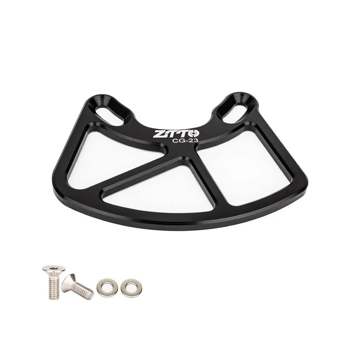 ZTTO CG23 Bicycle Chain Guide MTB Mountain Bike Crash Plate Bash Guard - Black - 1