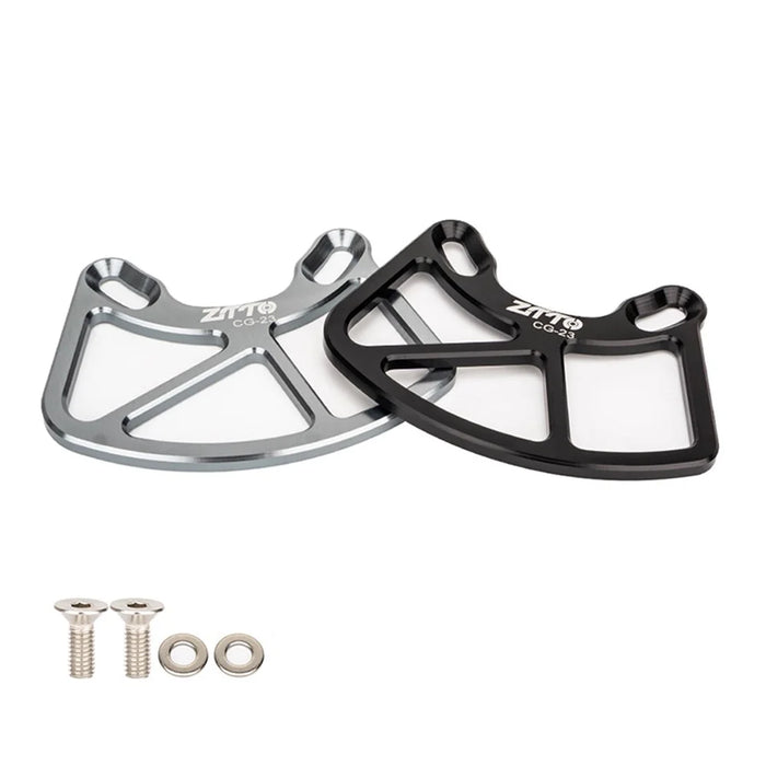 ZTTO CG23 Bicycle Chain Guide MTB Mountain Bike Crash Plate Bash Guard - Black - 4