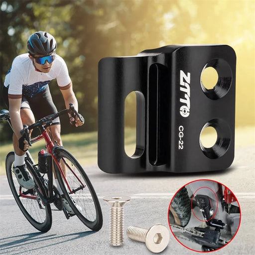 ZTTO CG22 Aluminum Alloy Bicycle Front Derailleur Hanger Road Bike Part - Black - 2