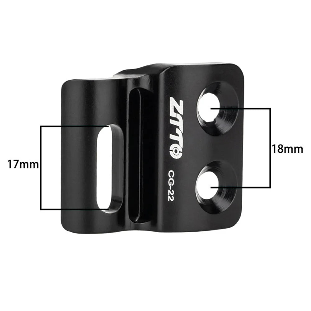 ZTTO CG22 Aluminum Alloy Bicycle Front Derailleur Hanger Road Bike Part - Black - 6