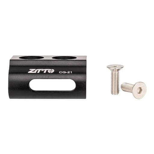 ZTTO CG21 Lightweight Aluminum Alloy Road Bike Front Derailleur Hanger - Black - 1
