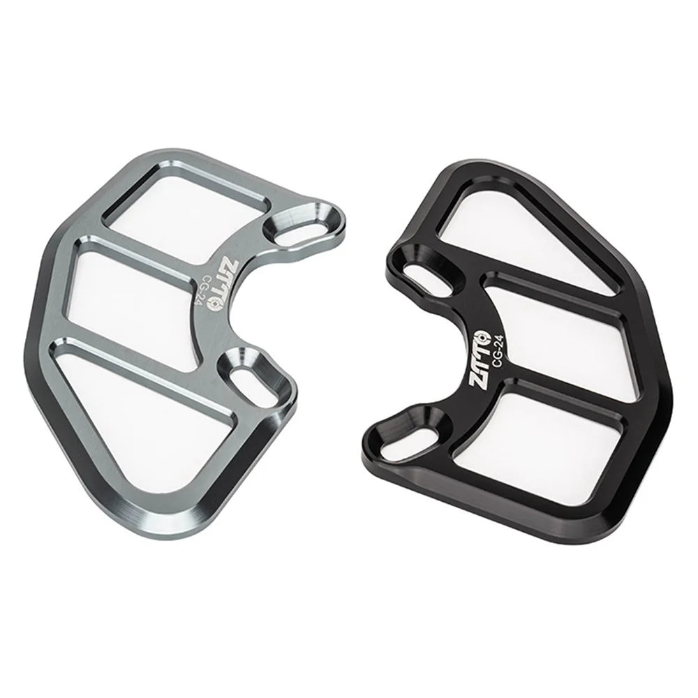 ZTTO CG24 Aluminum Alloy Bicycle Chain Guide Bike Crash Plate Bash Guard - Titanium Grey - 4