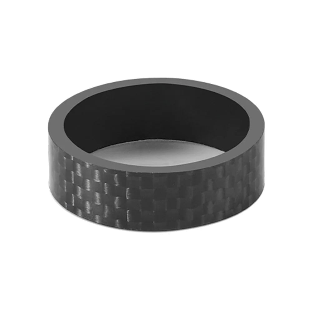 WEST BIKING 10mm Carbon Fiber MTB Bike Front Fork Spacer Spare Parts Bicycle Stem Fork Gasket - 1