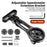 WEST BIKING YP0719374 Cycling Adjustable Speedometer Extension Bracket - 2