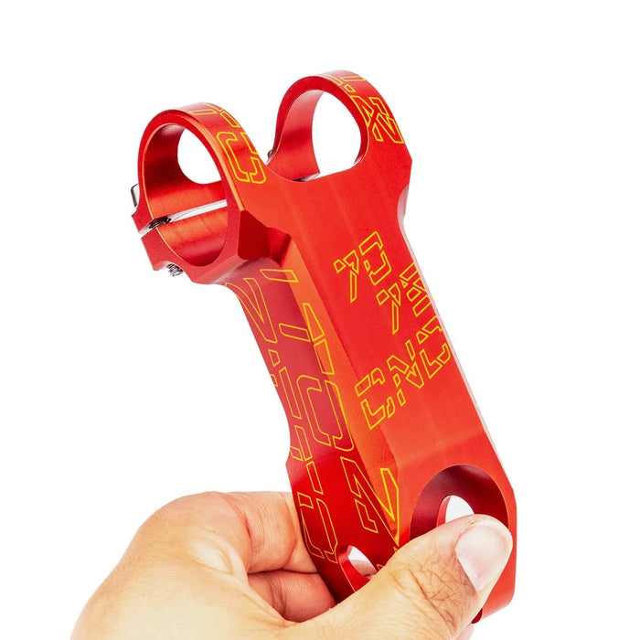 ZTTO Bike Handlebar Stem Aluminum Alloy Mountain Bicycle Stem Riser - 60mm Black / -17 Degrees - 4