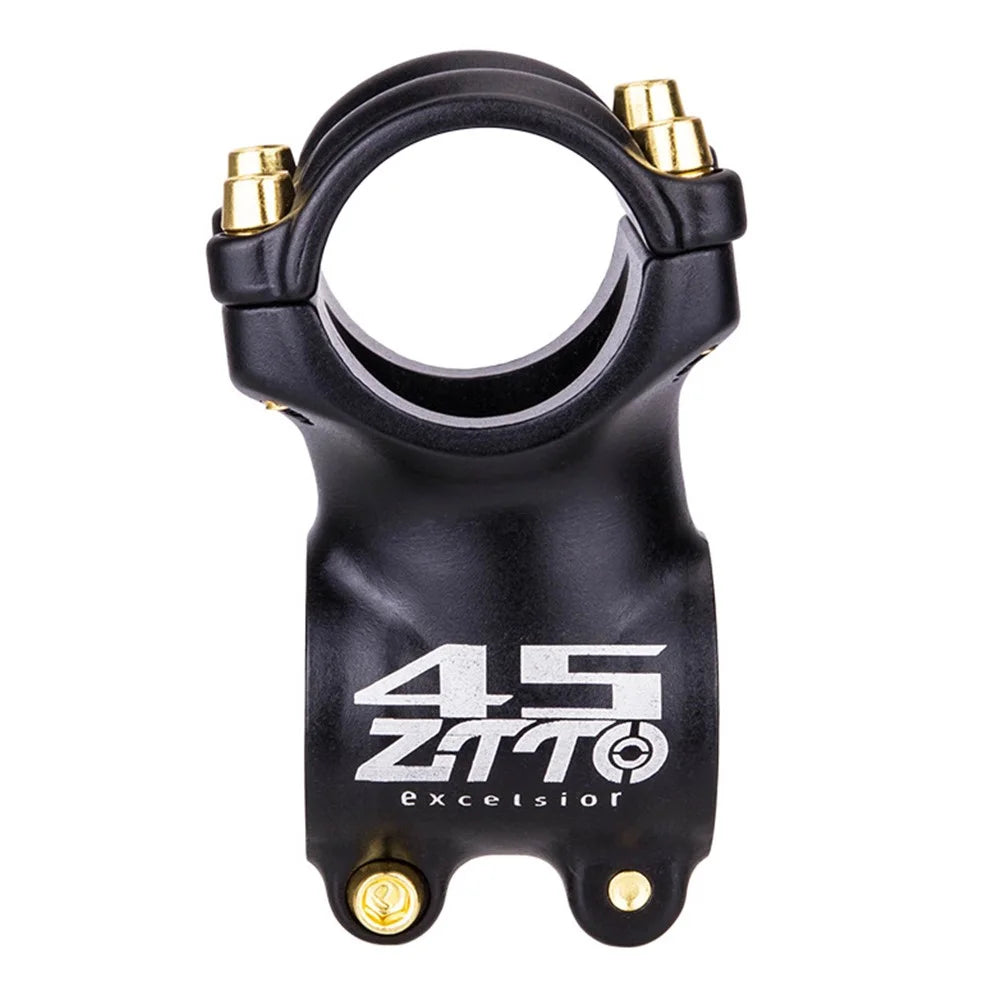 ZTTO Bike Handlebar Stem ±7 Degrees Aluminum Alloy Road Mountain Bicycle Stem Riser - Black - 1