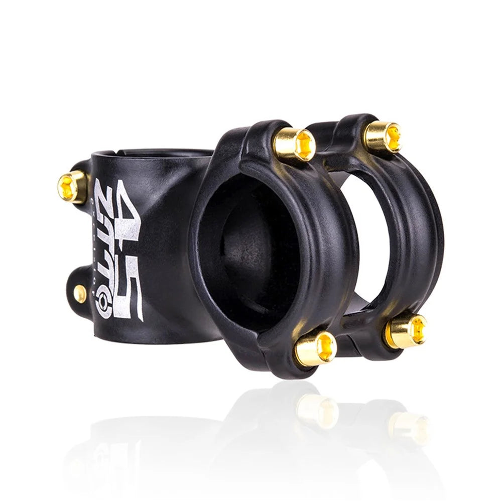 ZTTO Bike Handlebar Stem ±7 Degrees Aluminum Alloy Road Mountain Bicycle Stem Riser - Black - 3