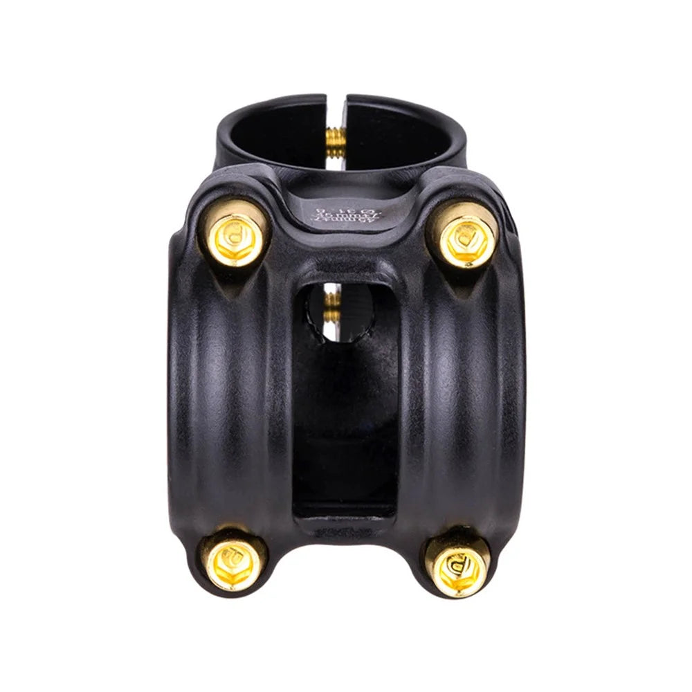 ZTTO Bike Handlebar Stem ±7 Degrees Aluminum Alloy Road Mountain Bicycle Stem Riser - Black - 4