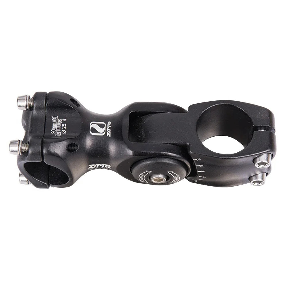 ZTTO Aluminum Alloy Bike Stem MTB Stem Degree Adjustable Raise Up Function Bicycle Tool - 25.4x90MM - 1