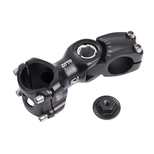 ZTTO Aluminum Alloy Bike Stem MTB Stem Degree Adjustable Raise Up Function Bicycle Tool - 25.4x90MM - 2