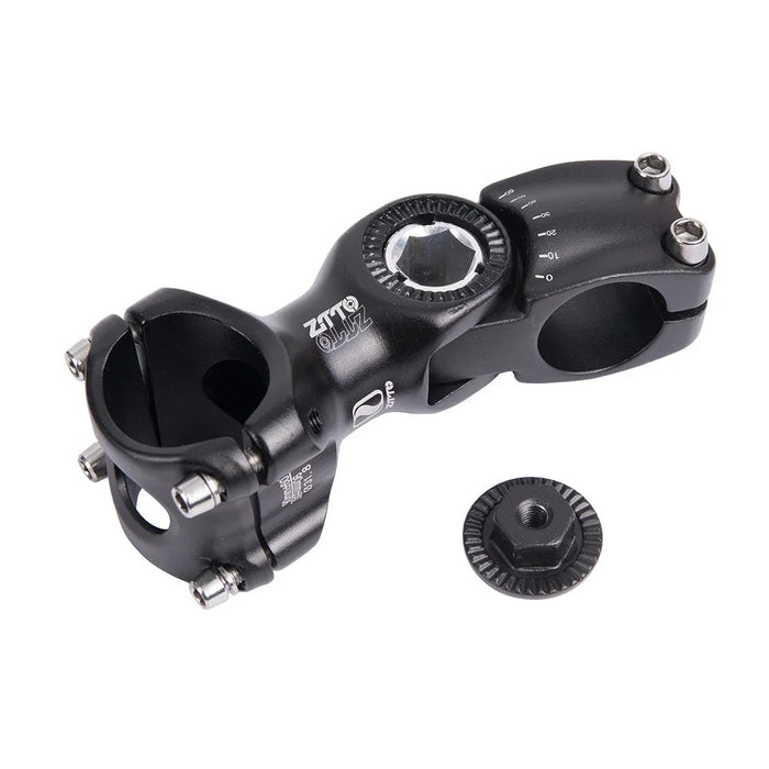ZTTO Aluminum Alloy Bike Stem MTB Stem Degree Adjustable Raise Up Function Bicycle Tool - 25.4x90MM - 2