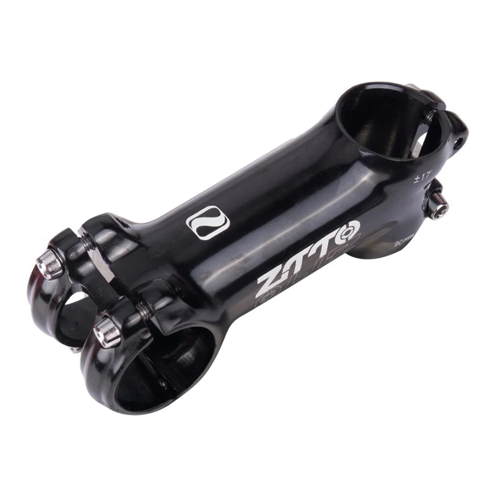 ZTTO JPBL17 Aluminum Alloy Degree Adjustable MTB Stem Mountain Bike Stem Handlebar Riser - 90MM / Black - 1