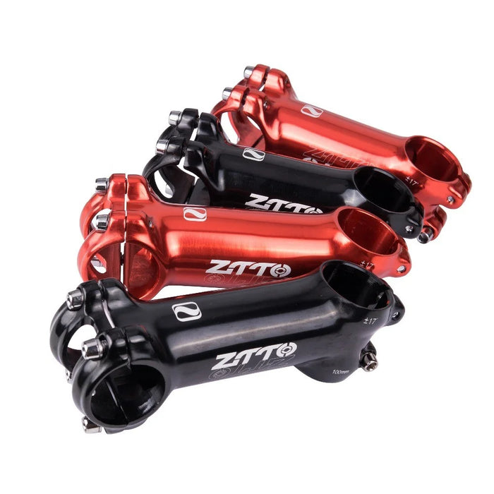 ZTTO JPBL17 Aluminum Alloy Degree Adjustable MTB Stem Mountain Bike Stem Handlebar Riser - 90MM / Black - 6