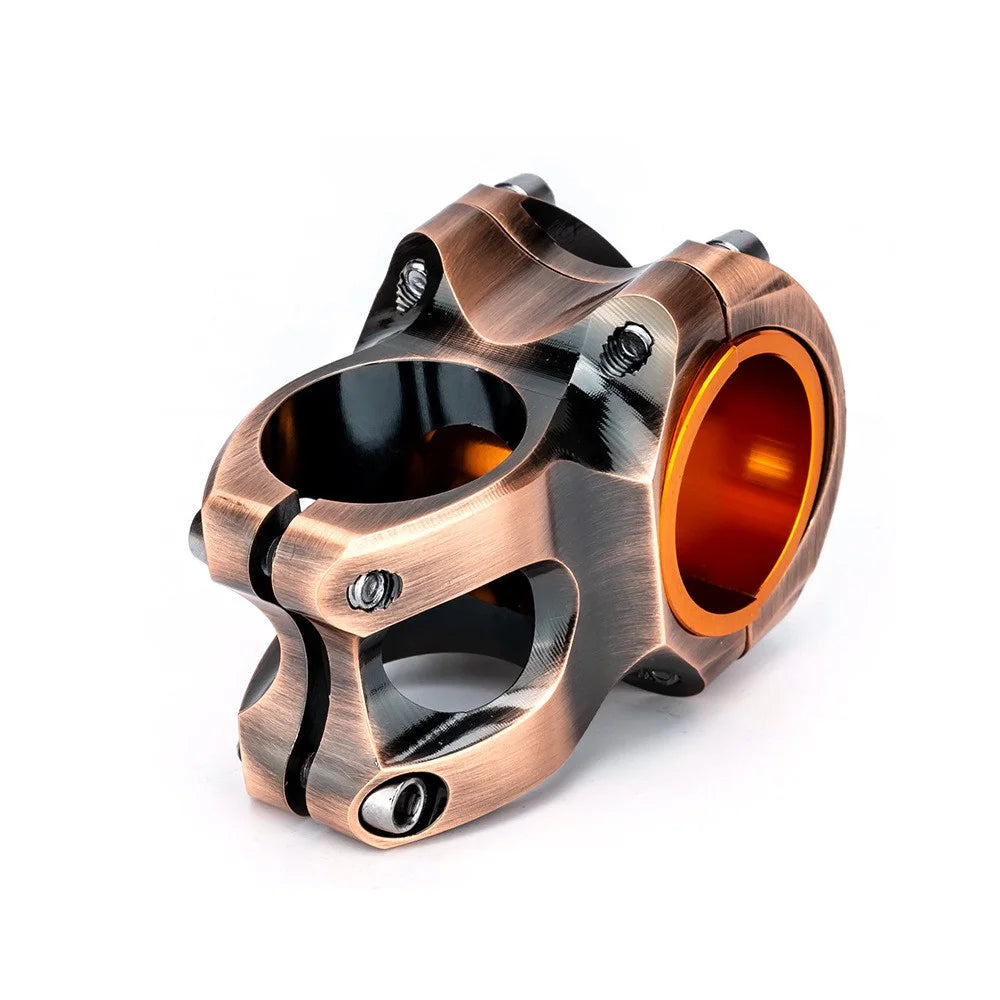 ZTTO GTSBL35 0-Degree Bike Handlebar Short Stem Aluminum Alloy Mountain Bicycle Stem Riser - 31.8x35mm - 4