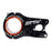 ZTTO AMBL3 31.8 / 35mm 2-in-1 0-Degree Bike Handlebar Stem Aluminum Alloy Riser - Black - 1
