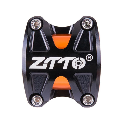 ZTTO AMBL3 31.8 / 35mm 2-in-1 0-Degree Bike Handlebar Stem Aluminum Alloy Riser - Black - 2