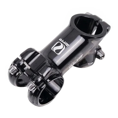 ZTTO Bike Handlebar Stem ±35 Degrees Aluminum Alloy MTB Bicycle Stem Riser - 70mm Black - 1