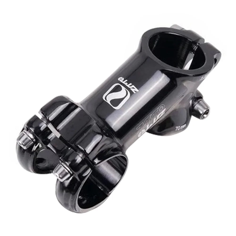 ZTTO Bike Handlebar Stem ±35 Degrees Aluminum Alloy MTB Bicycle Stem Riser - 70mm Black - 1