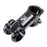 ZTTO Bike Handlebar Stem ±35 Degrees Aluminum Alloy MTB Bicycle Stem Riser - 70mm Black - 1