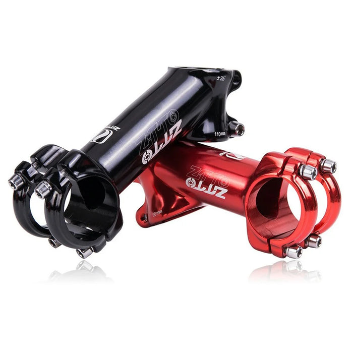 ZTTO Bike Handlebar Stem ±35 Degrees Aluminum Alloy MTB Bicycle Stem Riser - 70mm Black - 2