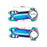 ZTTO Aluminum Alloy MTB Road Bicycle Colorful Stem Riser Bike Handlebar Stem - 100mm ±7 Degrees - 5