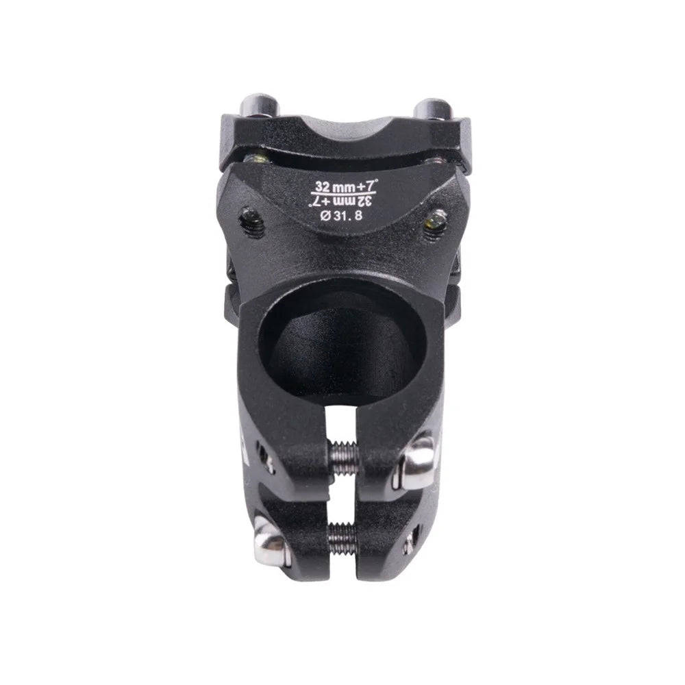 ZTTO 0904 Aluminum Alloy ±7 Degrees MTB Bicycle Stem Riser Bike Handlebar Stem - 31.8x60mm - 3