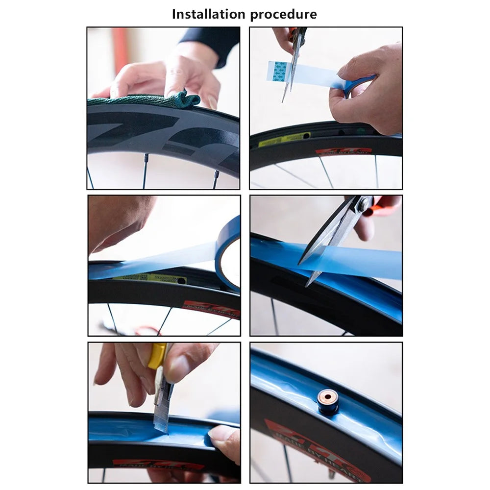 ZTTO ZT-TD 10m Vacuum Bicycle Tire Pad High Air Tightness Bike Tire Tape - 16mm - 6