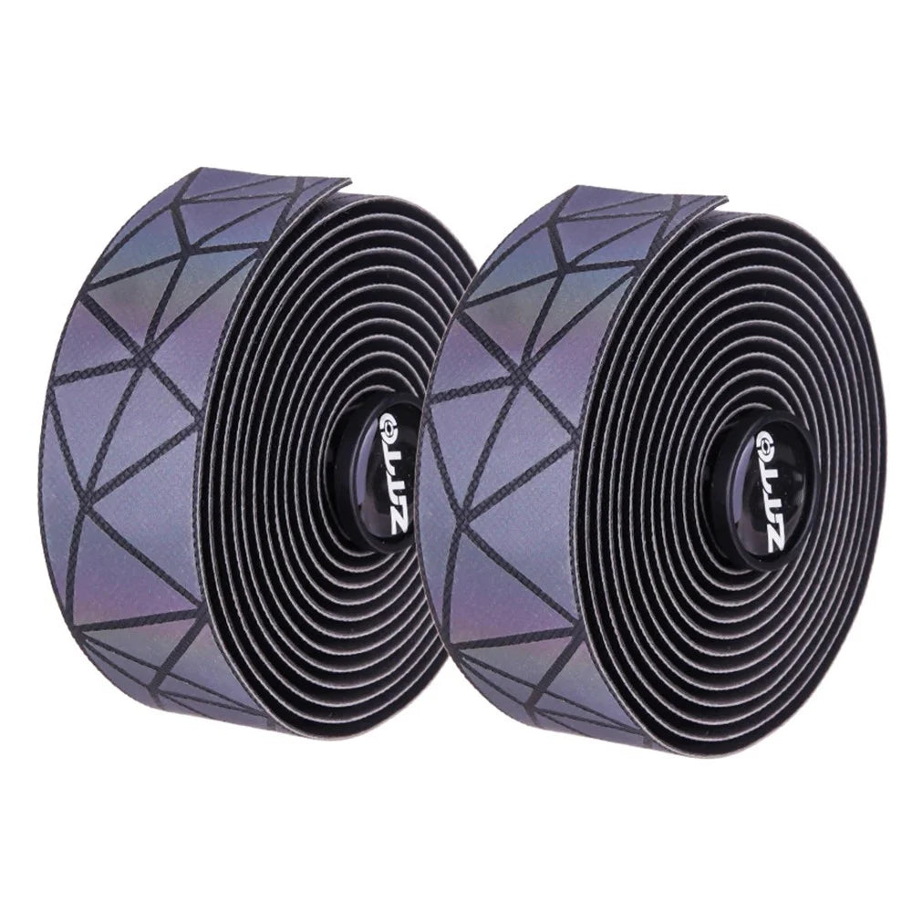 ZTTO BD8 2PCS PU Fabric Bike Handlebar Tapes Anti-Slip Handle Wraps for Outdoor Cycling - Grey - 1
