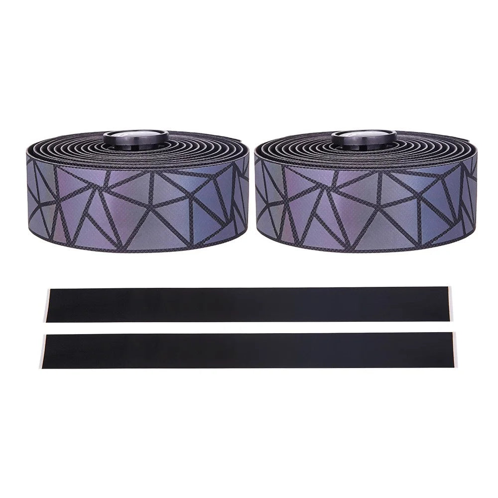 ZTTO BD8 2PCS PU Fabric Bike Handlebar Tapes Anti-Slip Handle Wraps for Outdoor Cycling - Grey - 7