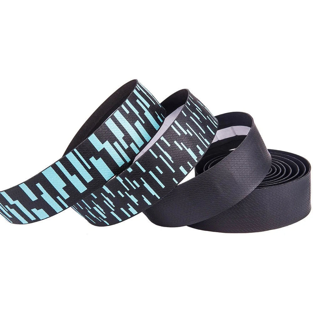 ZTTO GLBD8 2 Rolls EVA+PU Road Bike Handlebar Tapes Cycling Handle Wraps for Bicycle - Baby Blue - 2