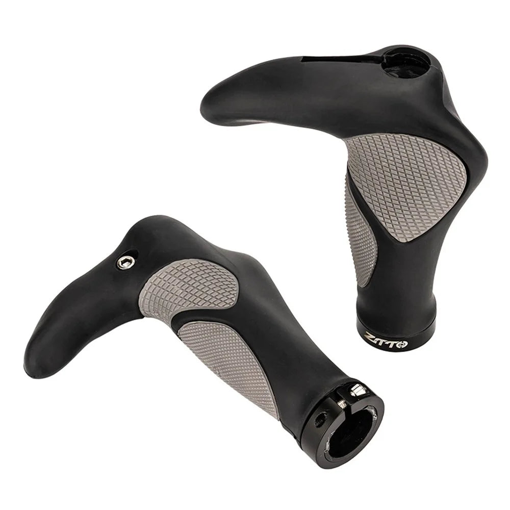 ZTTO AG43 1 Pair Bicycle Ergonomic Horn Shape Handlebar Grip Cover for MTB Bike - 1