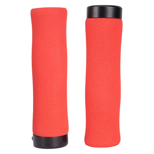 ZTTO AG28 1 Pair Shockproof Sponge Grips Single-sided Locking Handlebar Grips - Red - 1