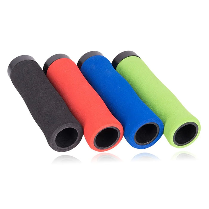 ZTTO AG28 1 Pair Shockproof Sponge Grips Single-sided Locking Handlebar Grips - Red - 3