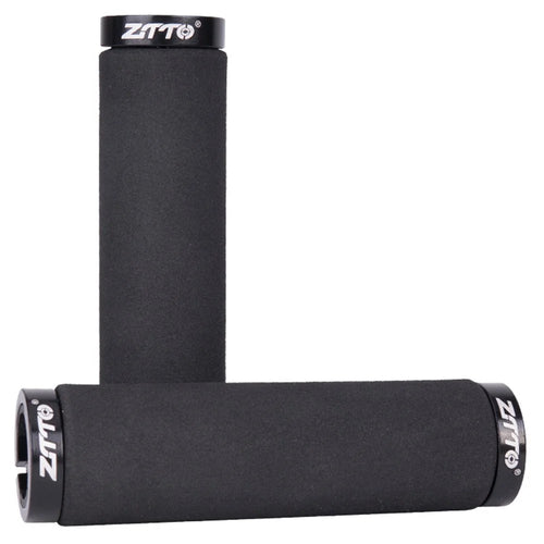 ZTTO AG36 Bicycle Handlebar Grips Double Side Lock-on Sponge Handle Grip - Black - 1